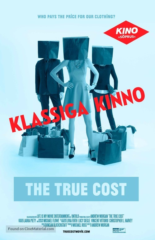 The True Cost - Estonian Movie Poster