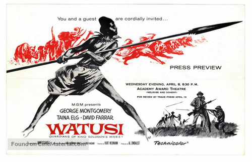 Watusi - Movie Poster