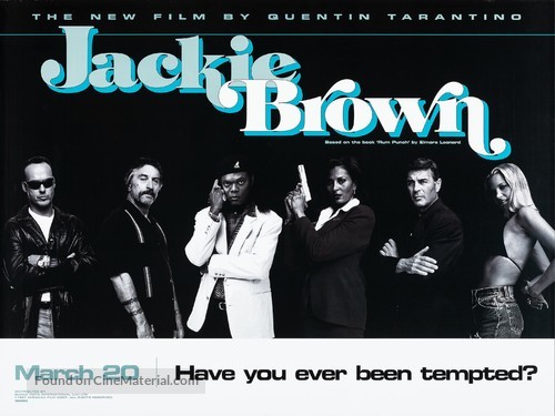 Jackie Brown - British Advance movie poster