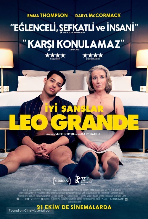 Good Luck to You, Leo Grande - Turkish Movie Poster