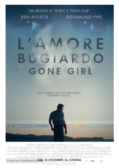 Gone Girl - Italian Movie Poster