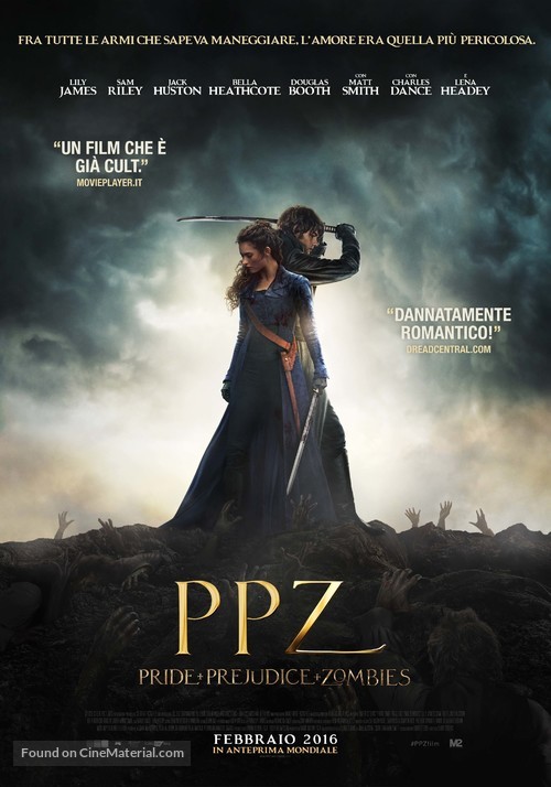 Pride and Prejudice and Zombies - Italian Movie Poster