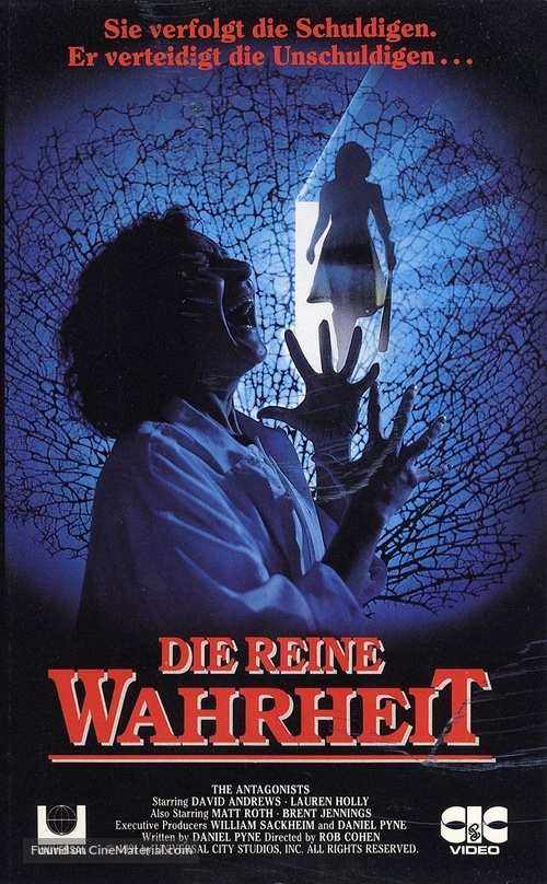&quot;The Antagonists&quot; - German VHS movie cover