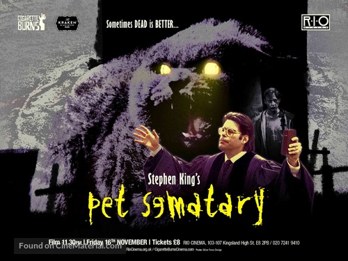 Pet Sematary - British Movie Poster