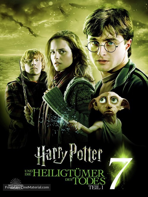 Harry Potter and the Deathly Hallows: Part I - German Video on demand movie cover