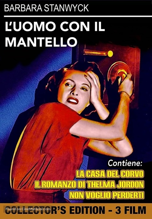 The Man with a Cloak - Italian DVD movie cover