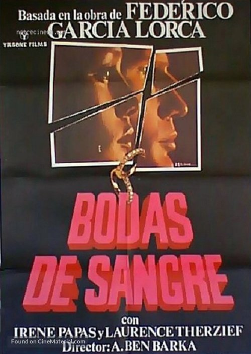 Noces de sang - Spanish Movie Poster
