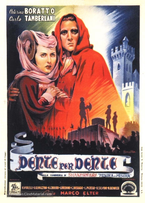 Dente per dente - Italian Movie Poster