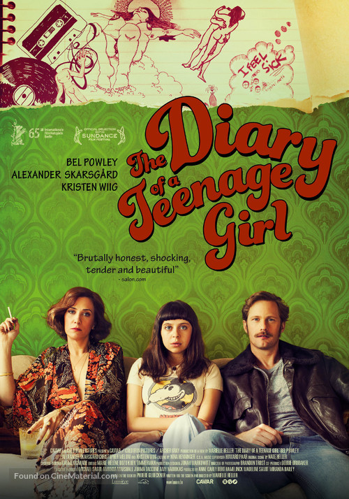 The Diary of a Teenage Girl - Dutch Movie Poster