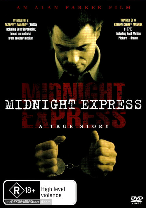 Midnight Express - Australian DVD movie cover