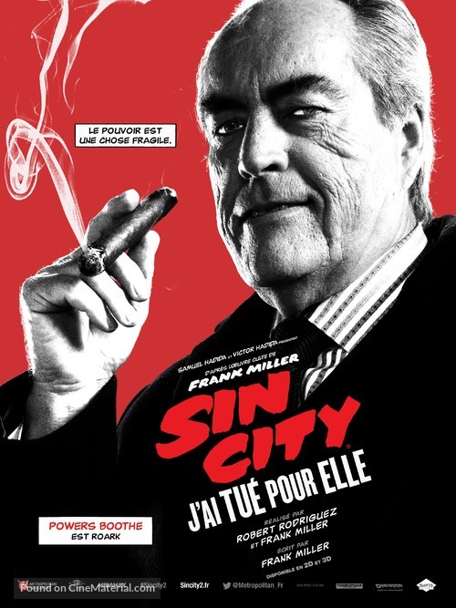 Sin City: A Dame to Kill For - French Movie Poster