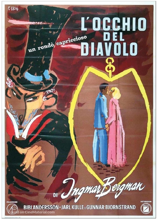 Dj&auml;vulens &ouml;ga - Italian Movie Poster