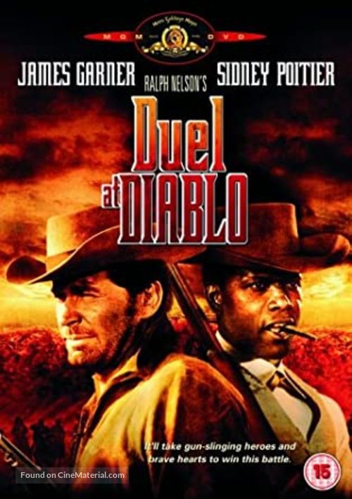 Duel at Diablo - British DVD movie cover