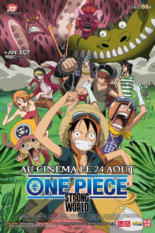 One Piece Film: Strong World - French Movie Poster