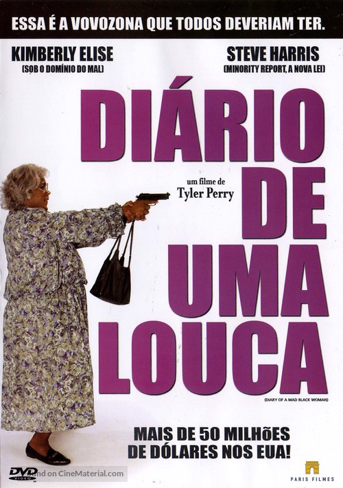 Diary Of A Mad Black Woman - Brazilian DVD movie cover