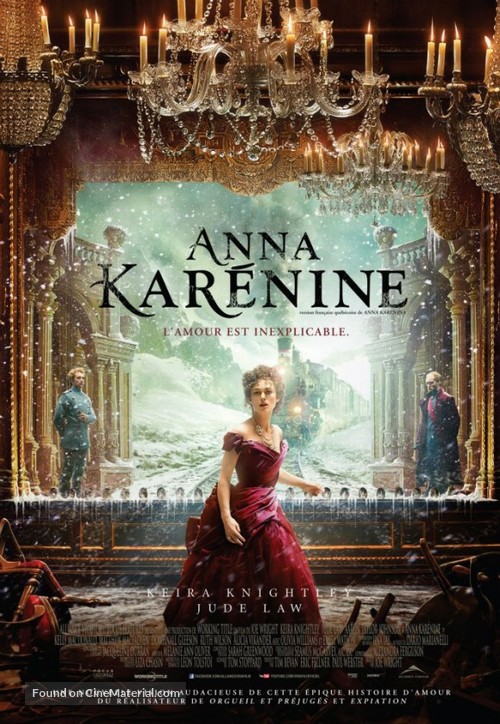 Anna Karenina - Canadian Movie Poster