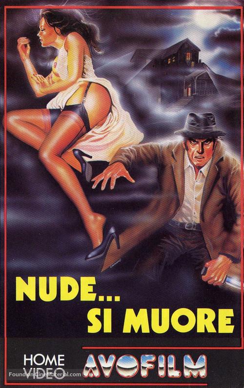 Nude... si muore - Italian VHS movie cover
