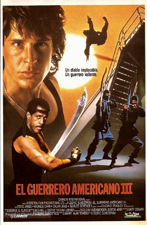 American Ninja 3: Blood Hunt - Spanish Movie Poster