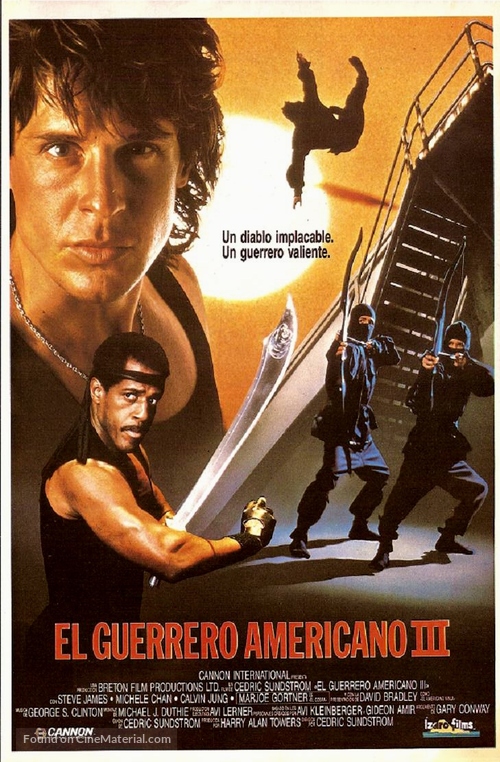 American Ninja 3: Blood Hunt - Spanish Movie Poster