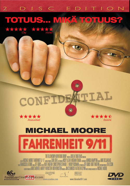 Fahrenheit 9/11 - Finnish Movie Cover