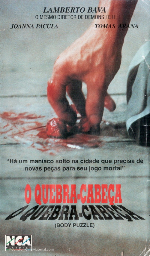 Body Puzzle - Brazilian VHS movie cover