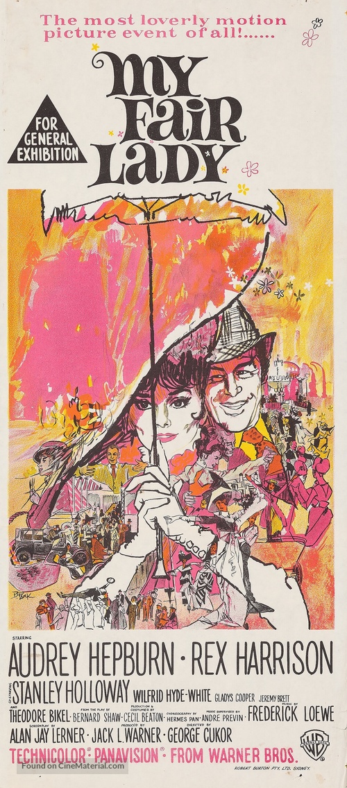 My Fair Lady - Australian Movie Poster