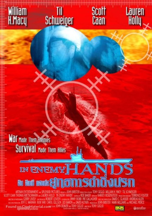In Enemy Hands - Thai Movie Poster