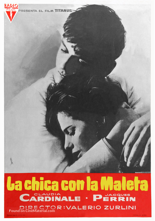 La ragazza con la valigia - Spanish Movie Poster