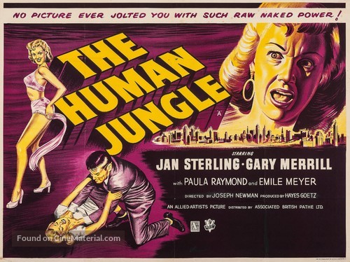 The Human Jungle - British Movie Poster