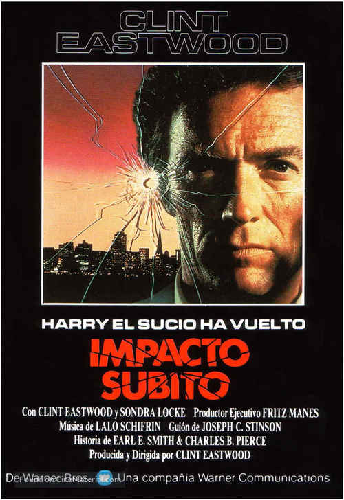 Sudden Impact - Spanish VHS movie cover