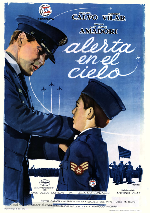 Alerta en el cielo - Spanish Movie Poster