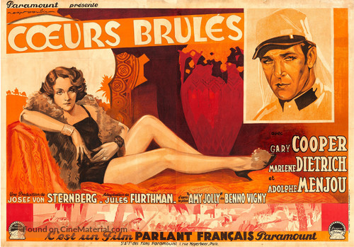 Morocco - French Movie Poster