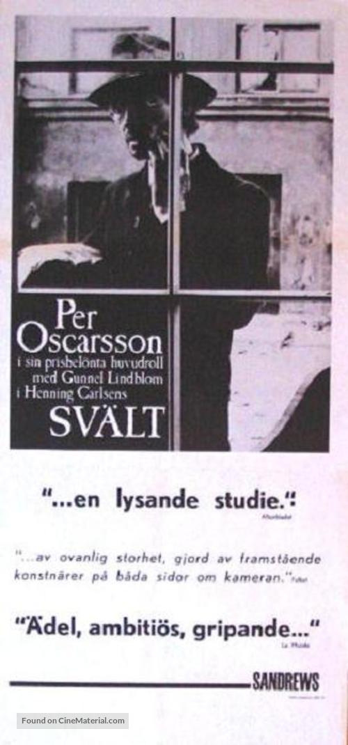 Sult - Swedish Movie Poster