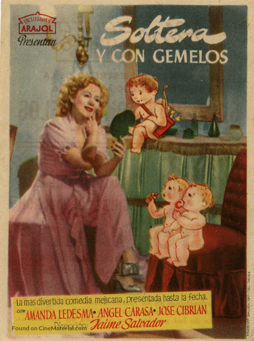 Soltera y con gemelos - Spanish Movie Poster