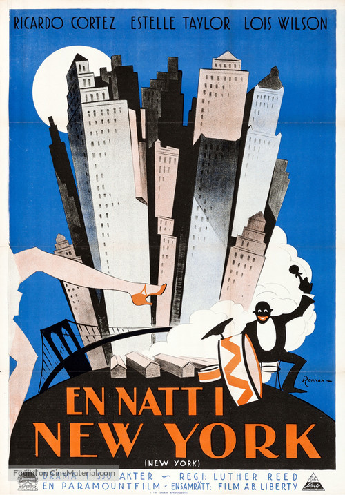 New York - Swedish Movie Poster