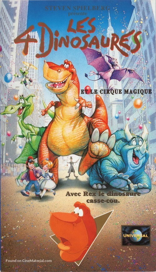 We&#039;re Back! A Dinosaur&#039;s Story - French VHS movie cover