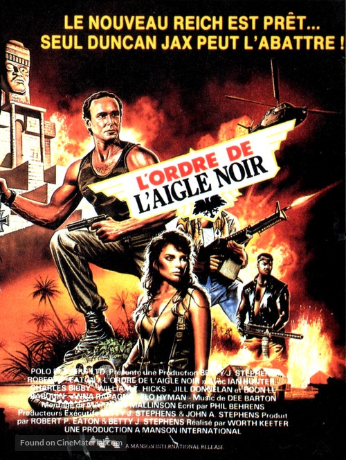 The Order of the Black Eagle - French Movie Poster