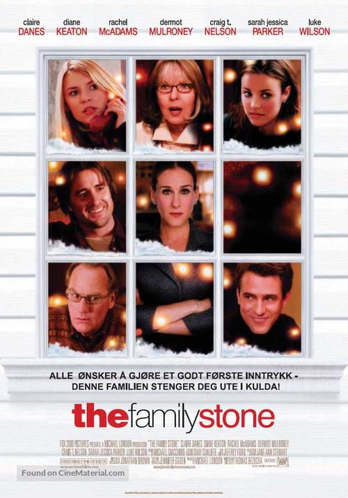 The Family Stone - Norwegian Movie Poster