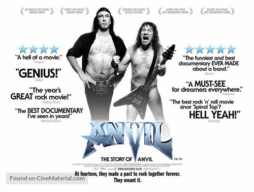 Anvil! The Story of Anvil - British Movie Poster