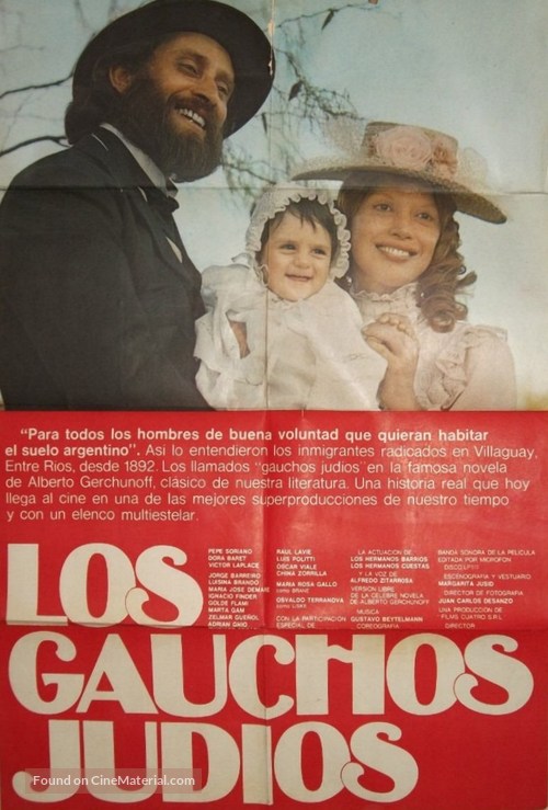 Los gauchos jud&iacute;os - Argentinian Movie Poster