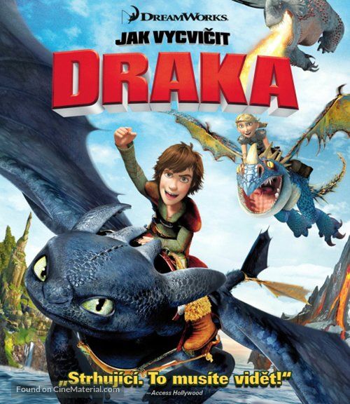 How to Train Your Dragon - Czech Blu-Ray movie cover