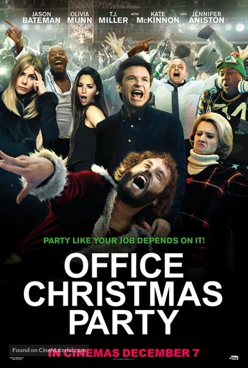 Office Christmas Party - British Movie Poster