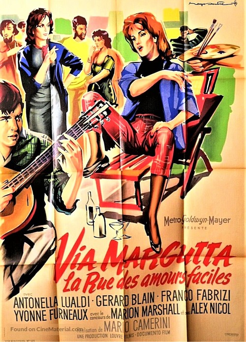 Via Margutta - French Movie Poster