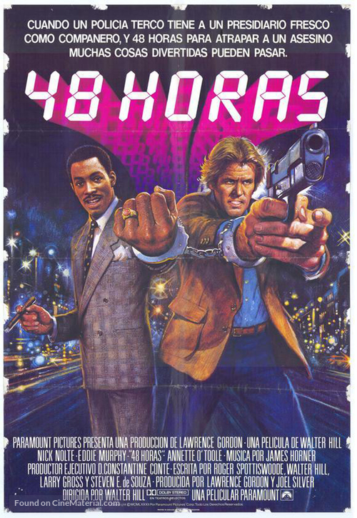 48 Hours - Mexican Movie Poster