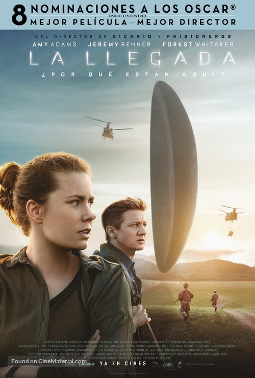 Arrival - Mexican Movie Poster