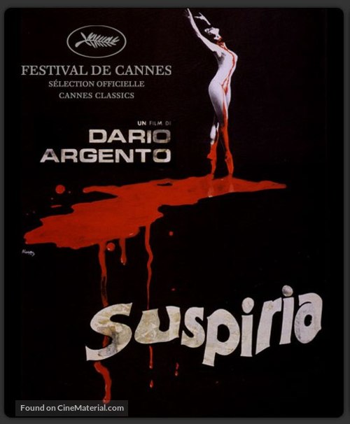Suspiria - Italian Blu-Ray movie cover