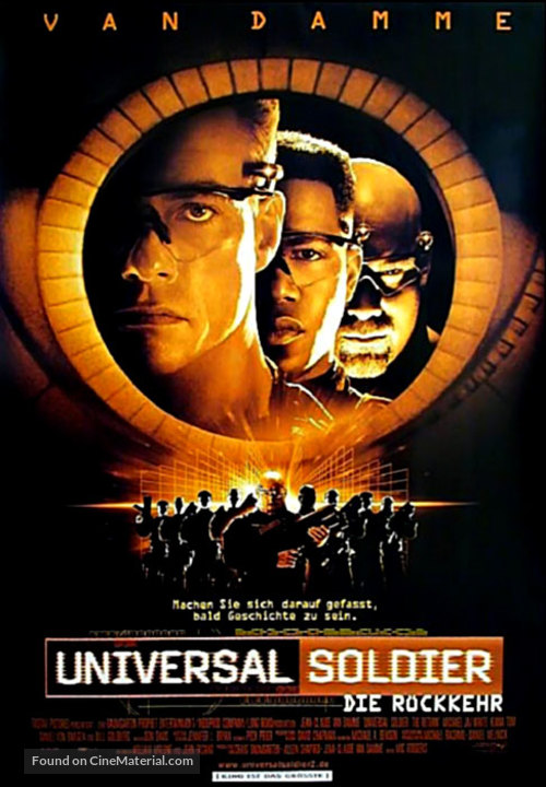 Universal Soldier: The Return - German Movie Poster