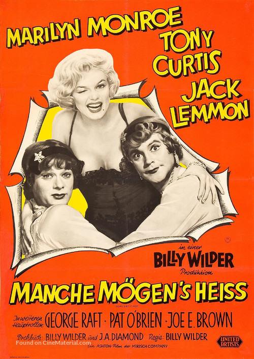 Some Like It Hot - German Movie Poster