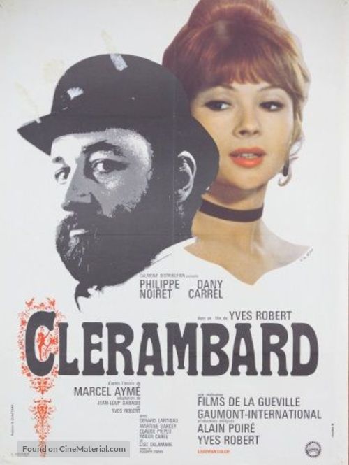 Cl&eacute;rambard - French Movie Poster