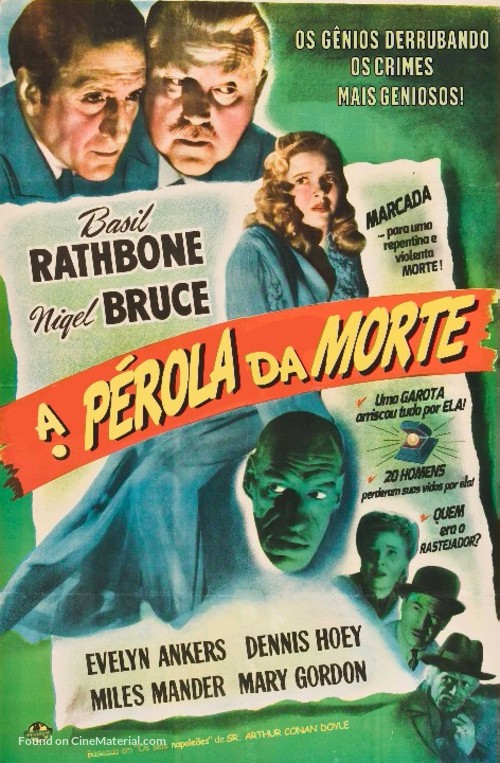 The Pearl of Death - Brazilian Movie Poster